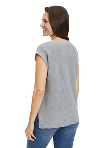 Betty Barclay Knitted Vest Grey