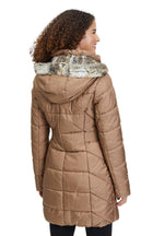 Load image into Gallery viewer, Betty Barclay Padded Coat Bronze
