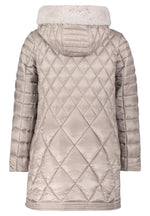 Load image into Gallery viewer, Betty Barclay Padded Coat Toffee
