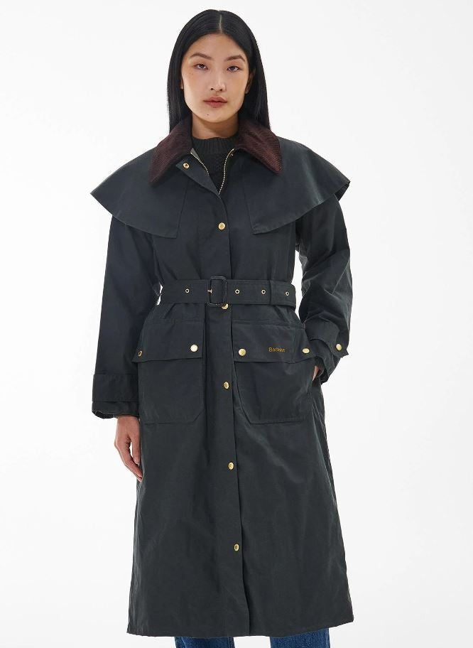 Barbour Fellbeck Waxed Jacket Sage