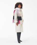Load image into Gallery viewer, Barbour International Clypse Scarf Fuchsia

