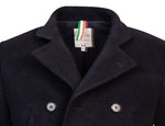 Load image into Gallery viewer, Giordano Double Breasted Wool Mix Coat Navy
