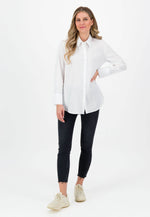 Load image into Gallery viewer, Just White Stretch Cotton Shirt White
