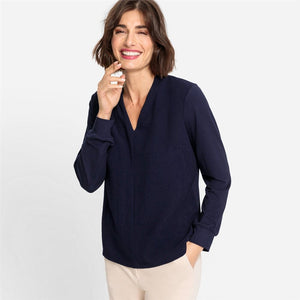 Olsen Straight Blouse Blue