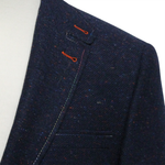 Load image into Gallery viewer, Claudio Lugli Flecked Wool Premium Jacket Navy
