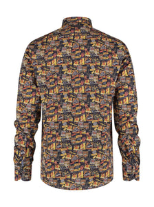 A Fish Named Fred Cinema Poster Shirt Gold