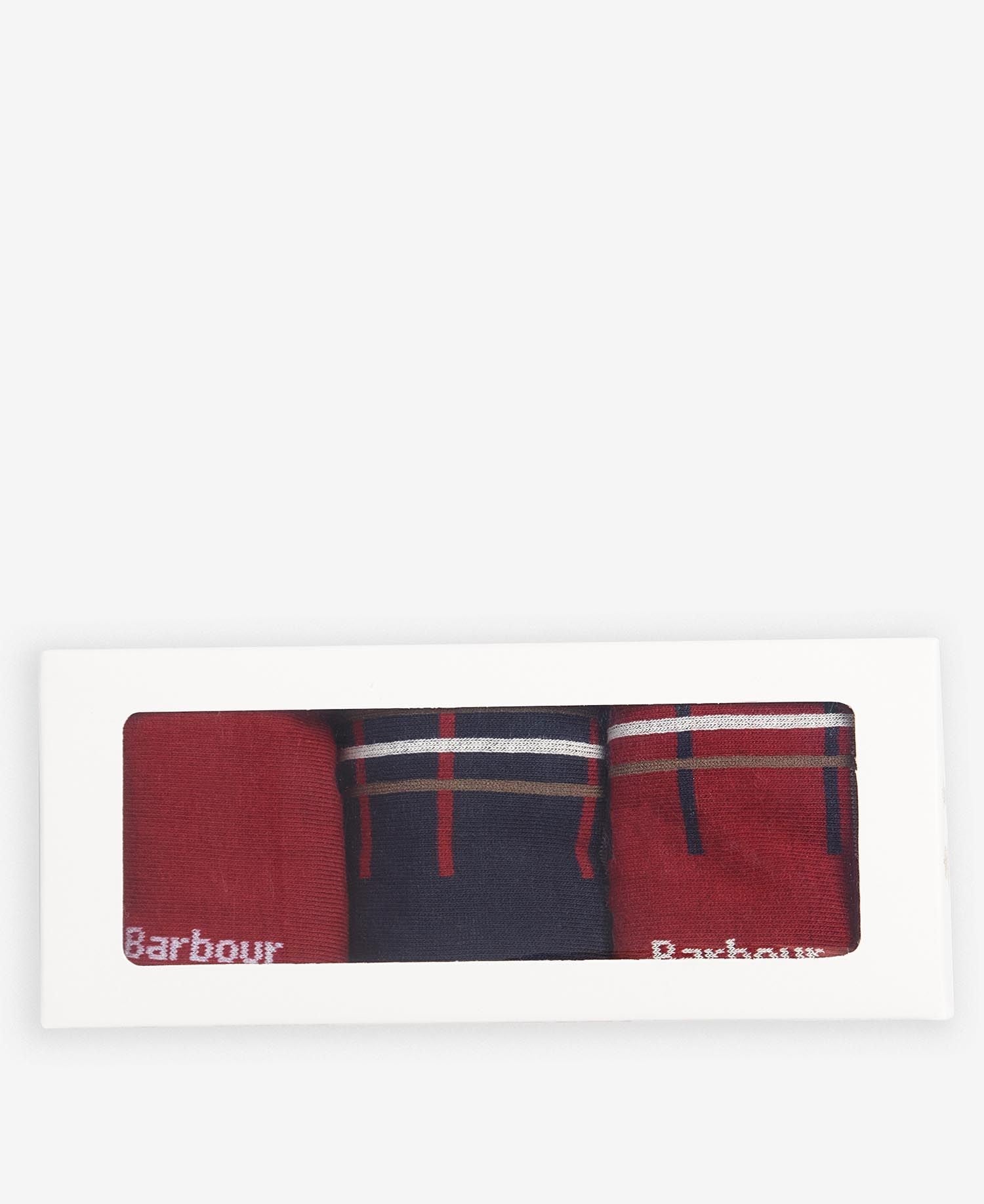 Barbour Tartan Sock Gift Box Multi