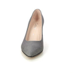 Load image into Gallery viewer, Gabor Pewter Glitz Heel Glitter
