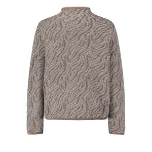 Betty Barclay Animal Print Pullover Taupe