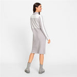 Load image into Gallery viewer, Olsen Knitted Stripe Dress Grey
