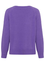 Load image into Gallery viewer, Olsen Cotton Blend Jumper Purple
