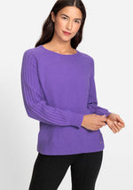 Load image into Gallery viewer, Olsen Cotton Blend Jumper Purple
