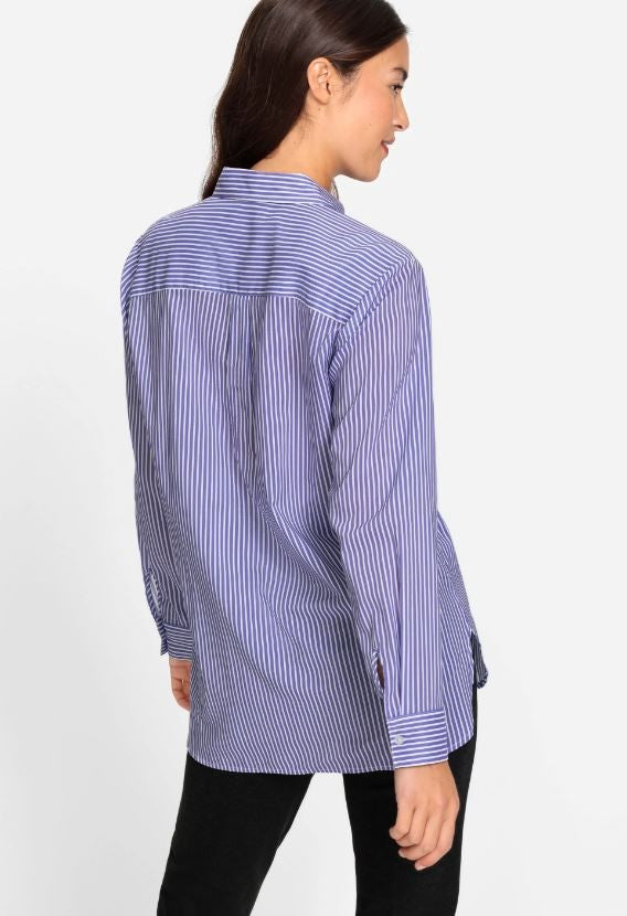 Olsen Stripe Shirt Purple