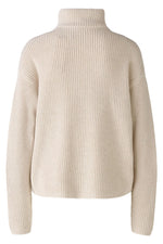 Load image into Gallery viewer, Oui Half Zip Sweater Beige
