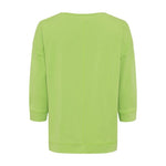Load image into Gallery viewer, Olsen Crew Neck Top Green
