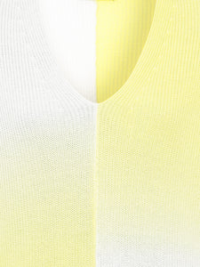 Olsen Ombre Contrast Jumper Yellow