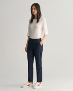 Load image into Gallery viewer, Gant Slim Cigarette Chinos Blue
