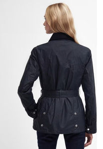 Barbour Lily Waxed Jacket Navy