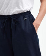 Load image into Gallery viewer, Barbour Christie Linen Blend Trousers Navy
