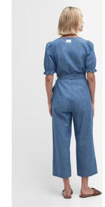 Load image into Gallery viewer, Barbour Berkley Chambray Jumpsuit Blue
