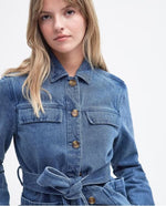 Load image into Gallery viewer, Barbour Macy Denim Overshirt Blue
