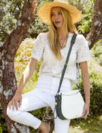 Load image into Gallery viewer, Luella Grey Cecily Crossbody White
