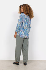 Load image into Gallery viewer, Soya Concept Paisley Blouse Blue
