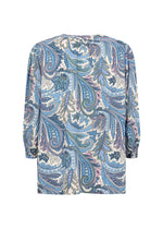Load image into Gallery viewer, Soya Concept Paisley Blouse Blue
