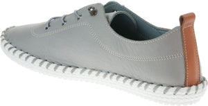 Lunar St Ives Plimsoll Grey