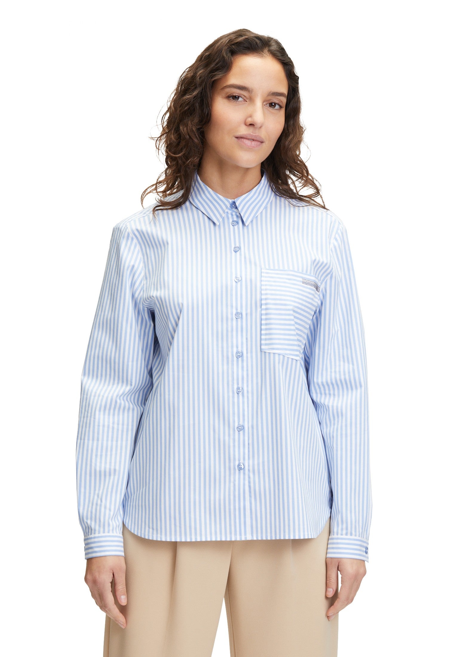 Betty Barclay Stripe Shirt Blue