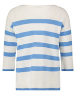 Load image into Gallery viewer, Betty Barclay Stripe Knit Blue
