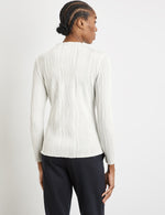 Load image into Gallery viewer, Gerry Weber Wavey Jersey Top Off White
