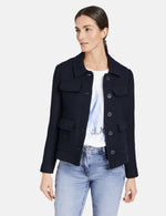 Load image into Gallery viewer, Gerry Weber Textured Jacket Navy
