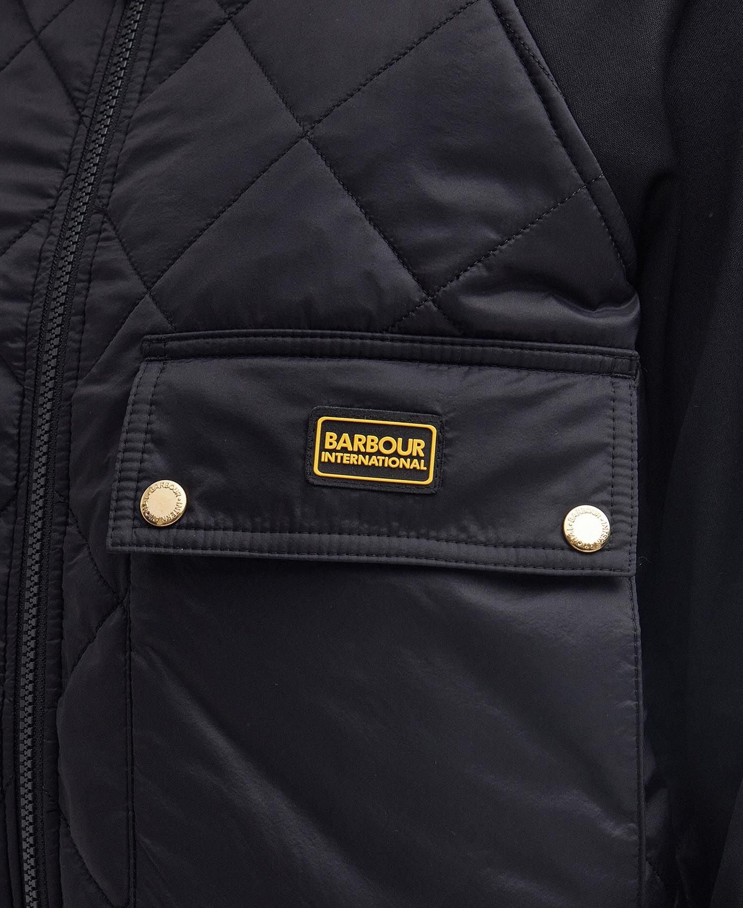 Barbour International Wilson Quilted Jacket Black