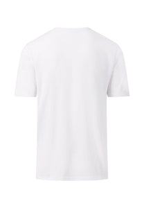 Fynch Hatton White Printed Design T-Shirt
