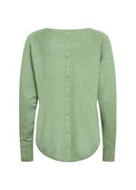 Load image into Gallery viewer, Soya Concept Button Detail Jumper Green
