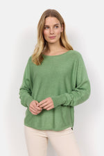 Load image into Gallery viewer, Soya Concept Button Detail Jumper Green
