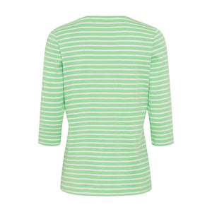 Olsen Stripe Top Green