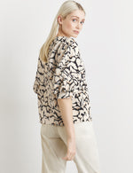 Load image into Gallery viewer, Taifun Puff Sleeve Blouse Cream
