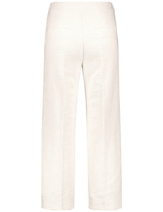 Gerry Weber Textured Trousers White