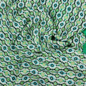 Zelly Ditsy Print Scarf Green