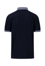 Load image into Gallery viewer, Fynch Hatton Mercerized Cotton Polo Shirt Navy
