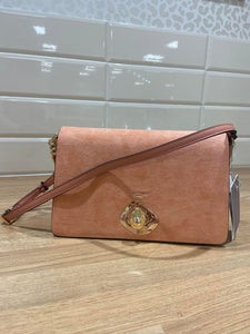 Luella Grey Pink Isla Shoulder Bag