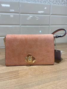 Luella Grey Pink Isla Shoulder Bag