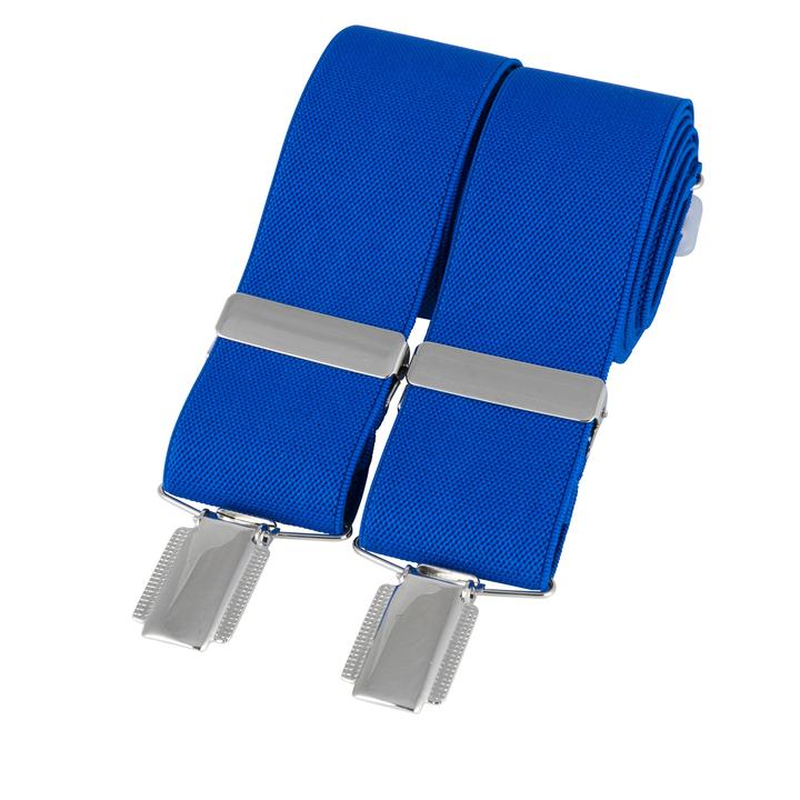 Classic Royal Blue Clip On Braces