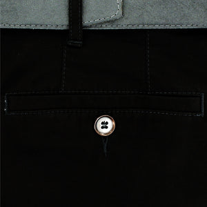 Bruhl Pima Cotton Trouser Black Short Leg