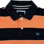 Load image into Gallery viewer, Crew Coral Stripe Classic Polo Shirt
