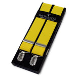 Load image into Gallery viewer, Classic Canary Yellow Clip On Braces
