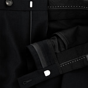 Black Suit Trousers Long Length
