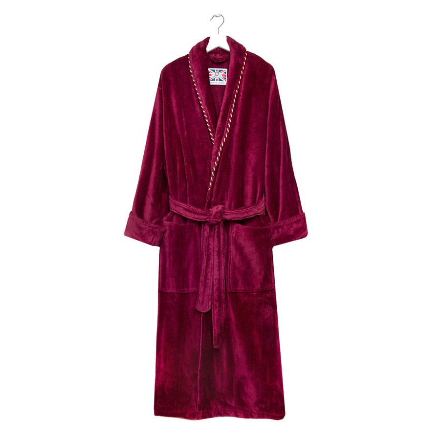 Bown Of London Earl Claret Dressing Gown
